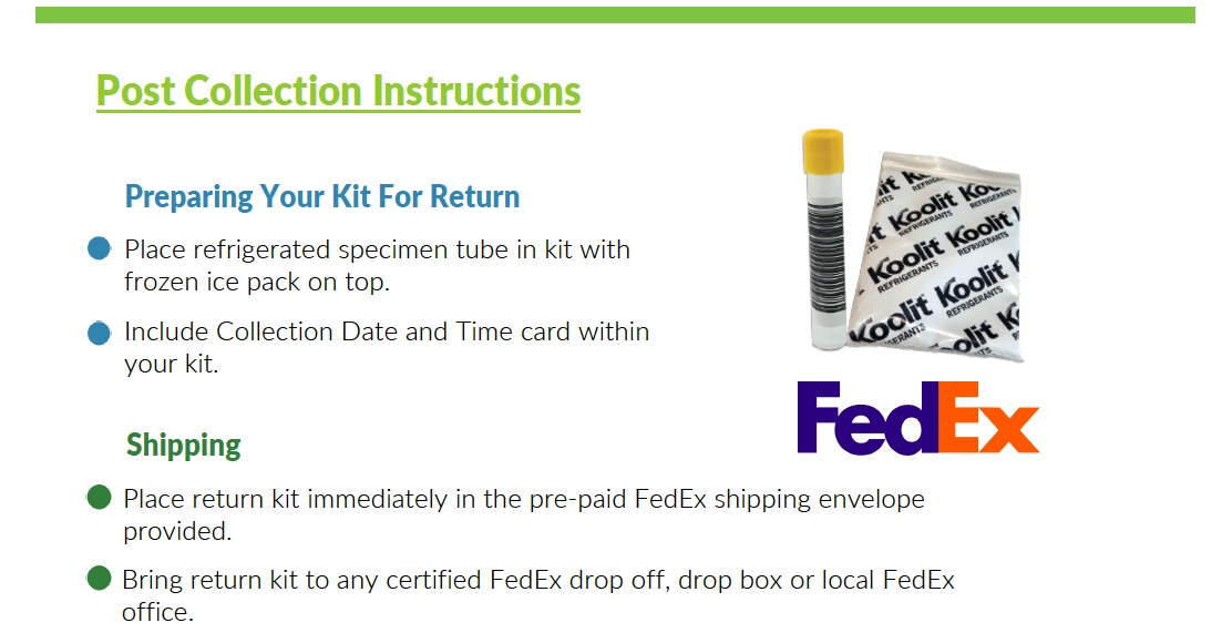 post collection instructions