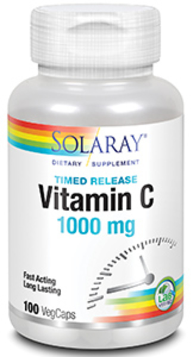 Solaray Timed Release Vitamin C 1000 mg